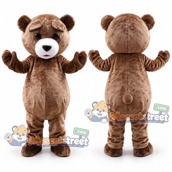 Brown Bear Mascot Costume