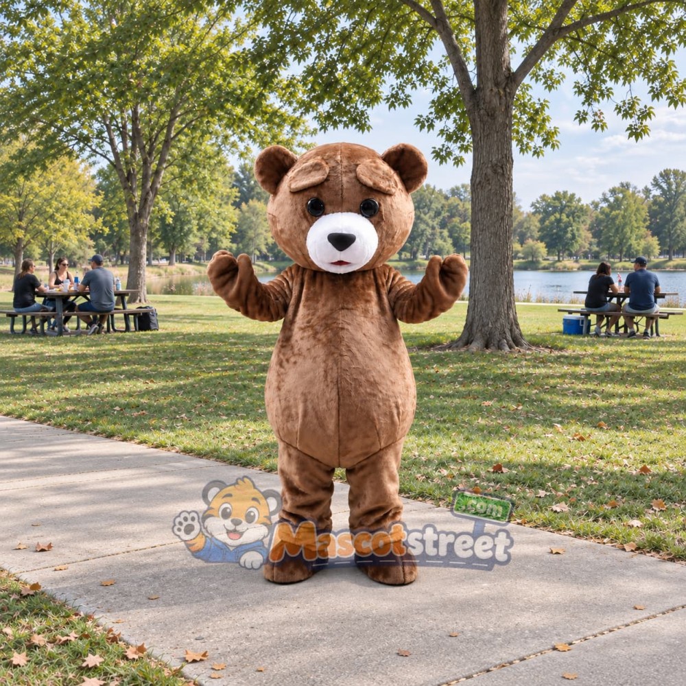 Brown Bear Mascot Costume Brown Bear Mascot Costume