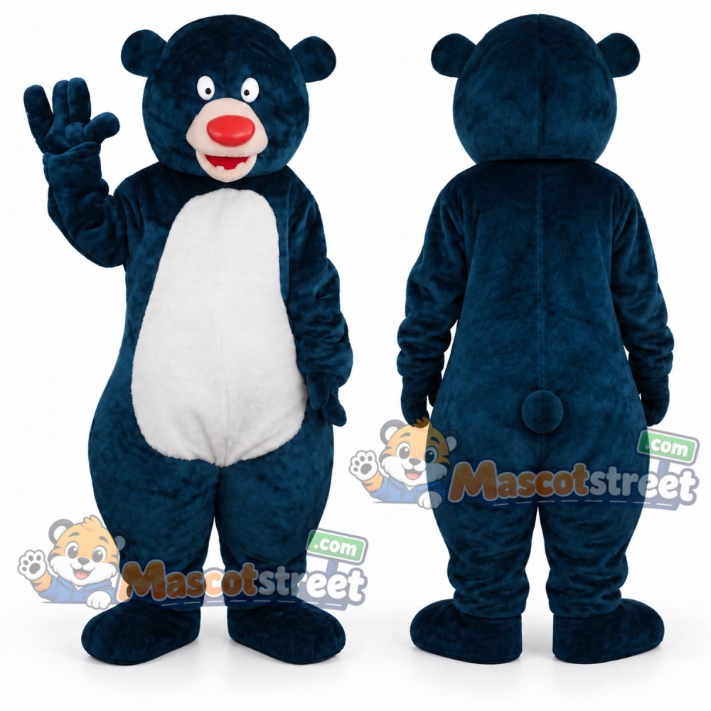 Navy Bear Mascot Costume