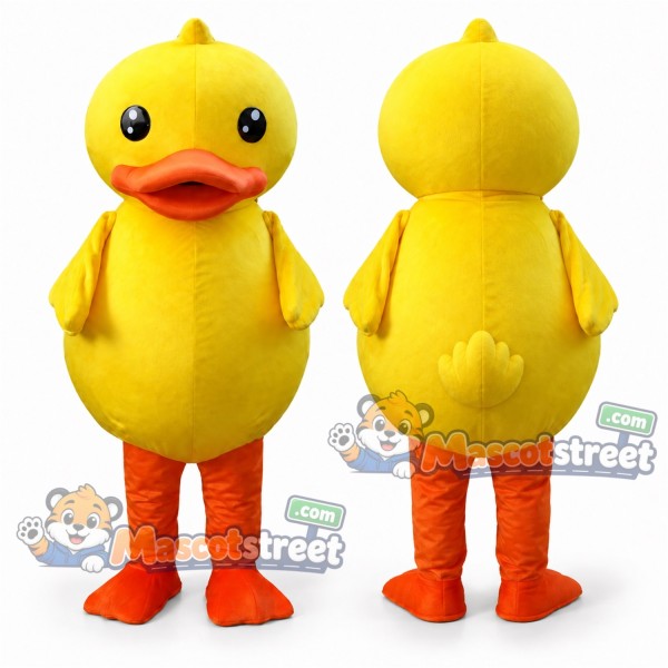 Yellow Duck Mascot Costume