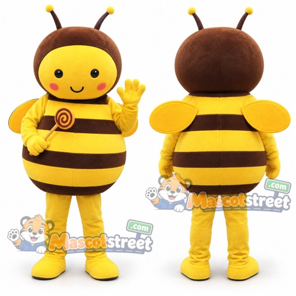 Yellow Bee Mascot Costume