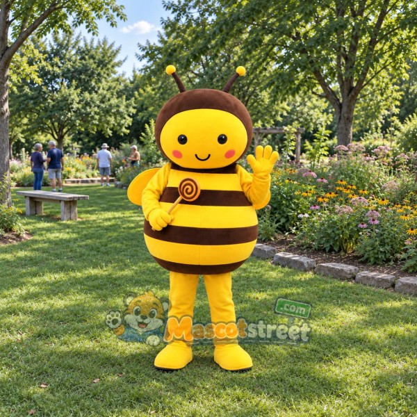 Yellow Bee Mascot Costume