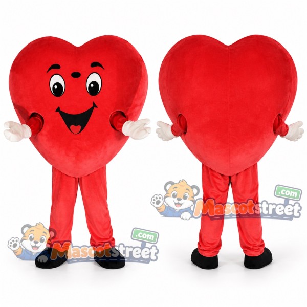 Red Heart Mascot Costume