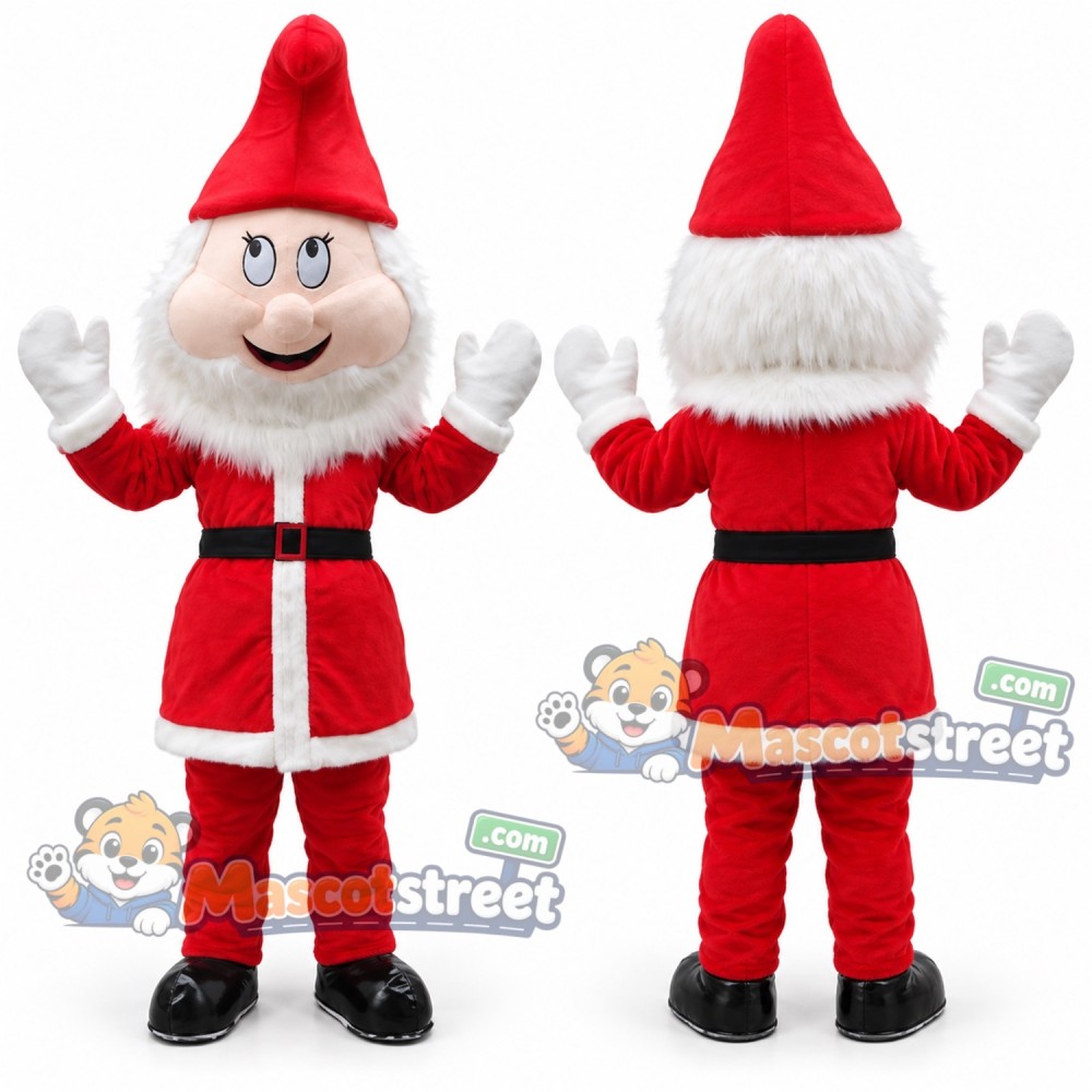 Santa Claus Mascot Costume with Red Suit and Red Hat Santa Claus Mascot Costume with Red Suit and Red Hat