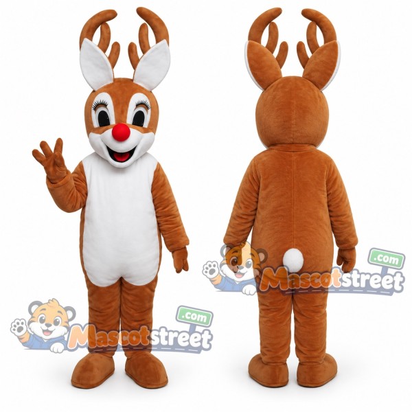 Brown Deer Mascot Costume