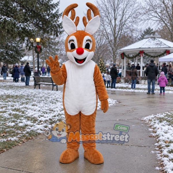 Brown Deer Mascot Costume
