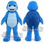Blue Turtle Mascot Costume