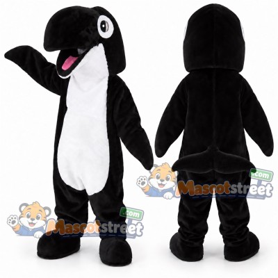 Orca Mascot Costume Orca Mascot Costume