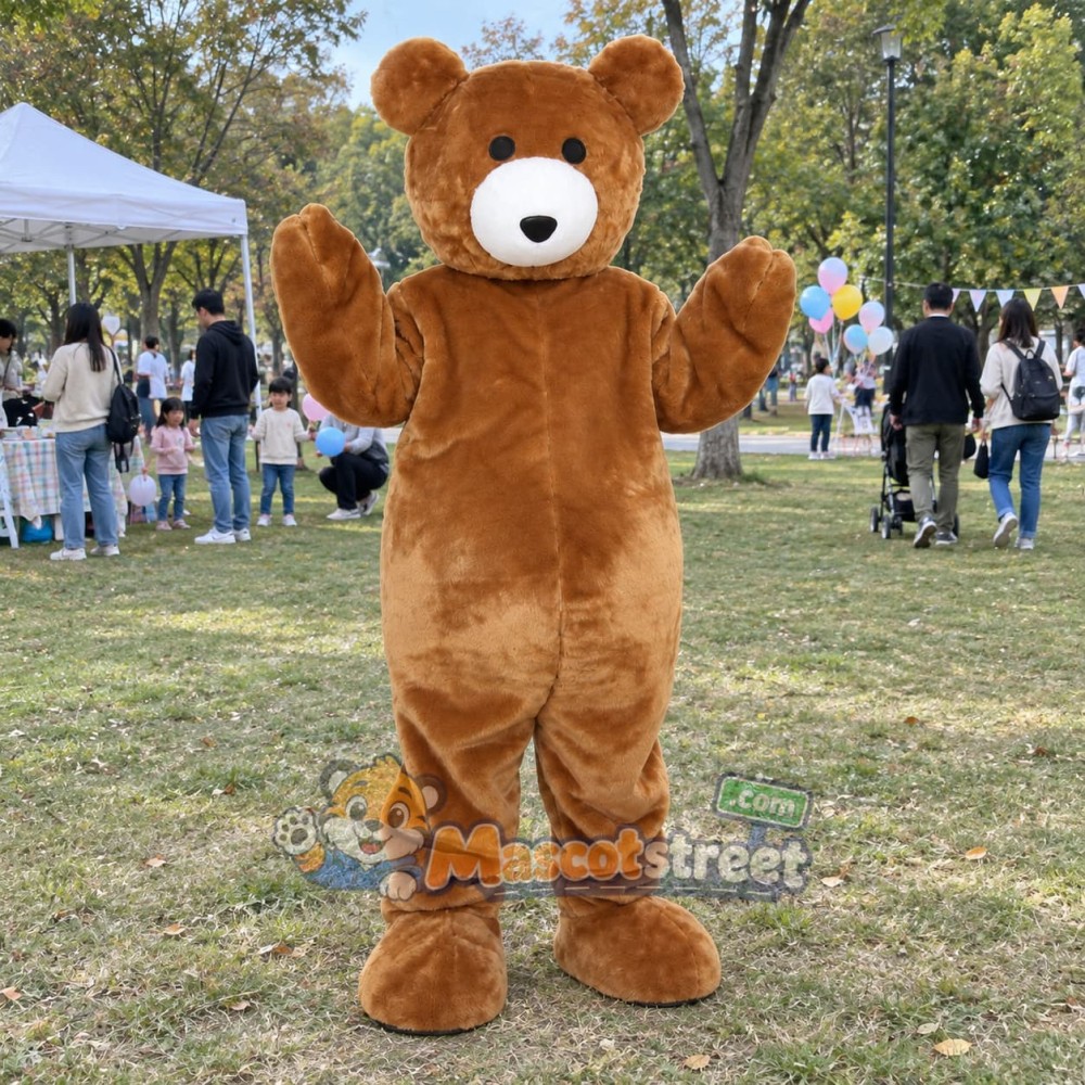 Brown Bear Mascot Costume Brown Bear Mascot Costume