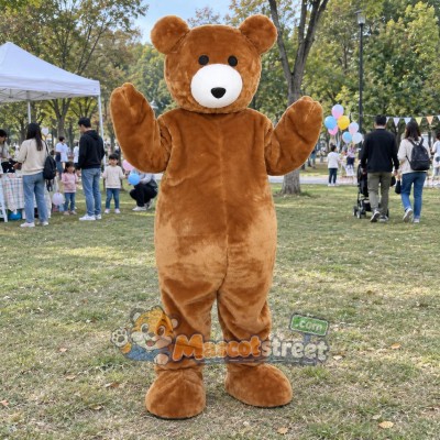 Brown Bear Mascot Costume Brown Bear Mascot Costume