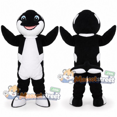 Orca Mascot Costume Orca Mascot Costume