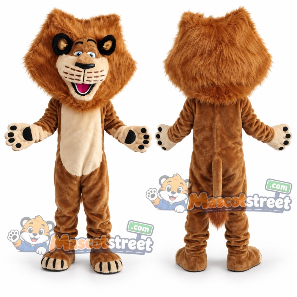 Brown Lion Mascot Costume Brown Lion Mascot Costume