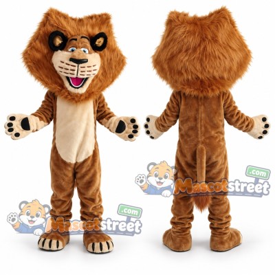 Brown Lion Mascot Costume Brown Lion Mascot Costume
