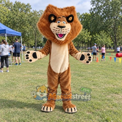 Brown Lion Mascot Costume Brown Lion Mascot Costume