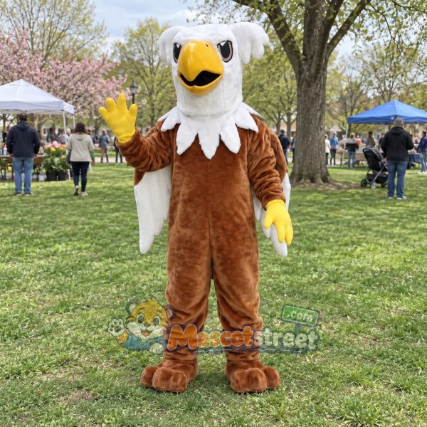 Brown Griffin Mascot Costume