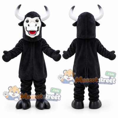 Black Bull Mascot Costume