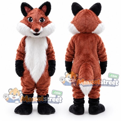 Red Fox Mascot Costume