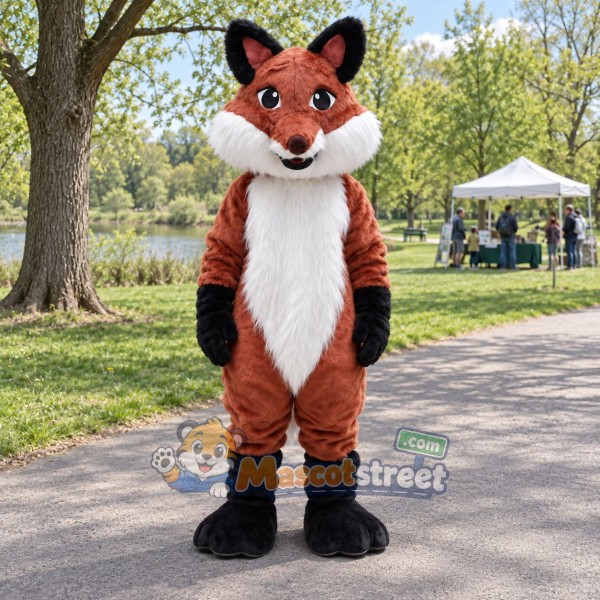 Red Fox Mascot Costume