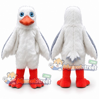 White Seagull Mascot Costume