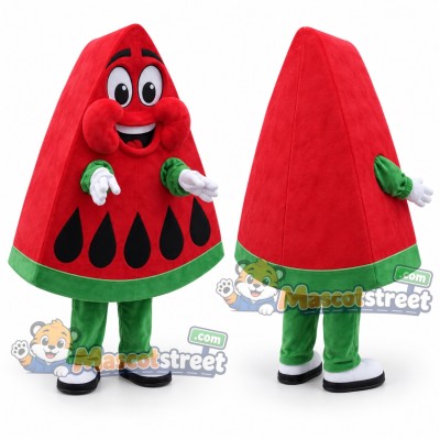 Watermelon Slice Mascot Costume