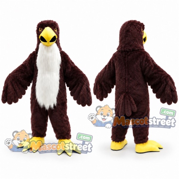 Brown Eagle Mascot Costume