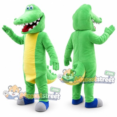 Green Alligator Mascot Costume