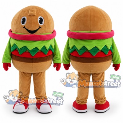 Hamburger Mascot Costume Hamburger Mascot Costume