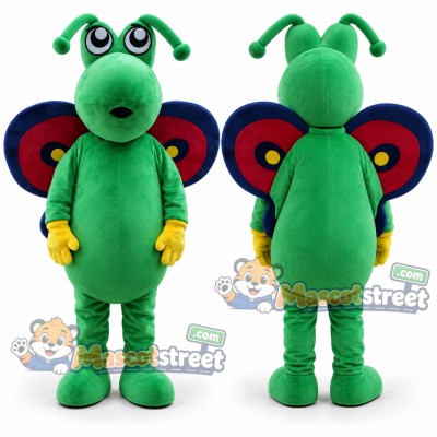 Green Butterfly Mascot Costume