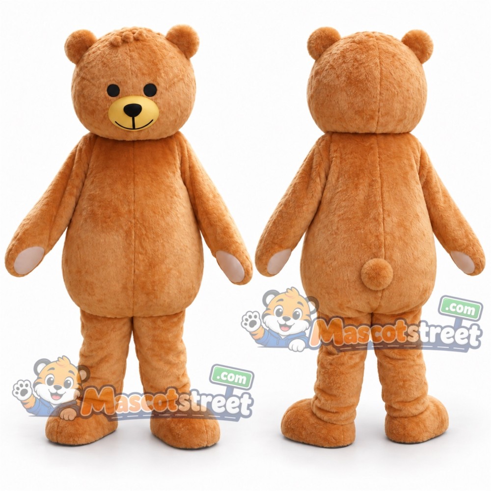 Brown Bear Mascot Costume Brown Bear Mascot Costume