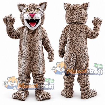 Spotted Leopard Mascot Costume Spotted Leopard Mascot Costume