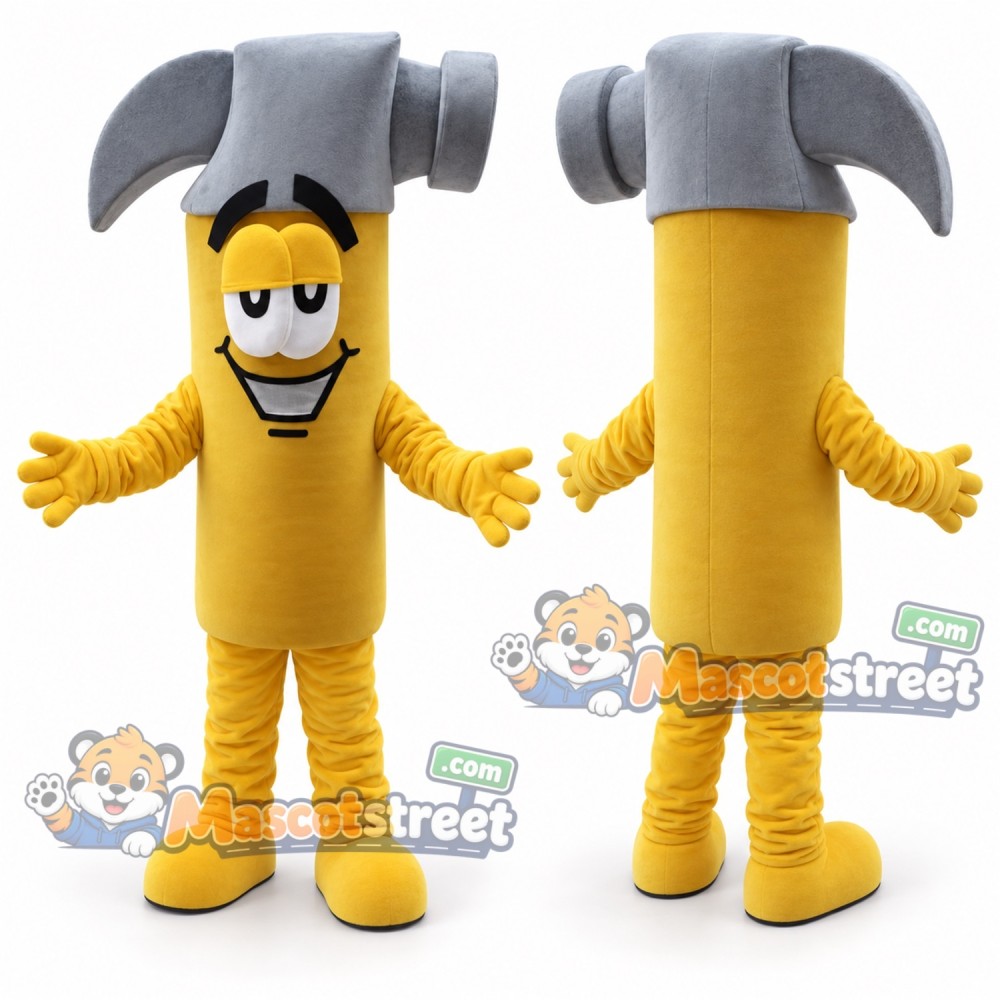 Hammer Mascot Costume Hammer Mascot Costume