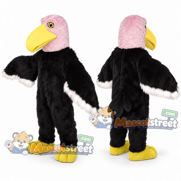 Black Vulture Mascot Costume
