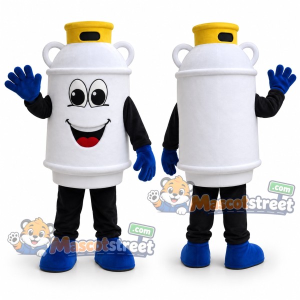 Gas Cylinder Mascot Costume