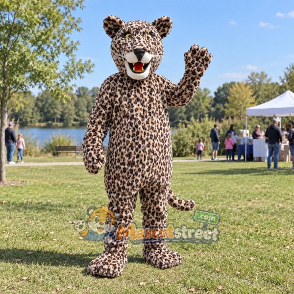 Spotted Leopard Mascot Costume