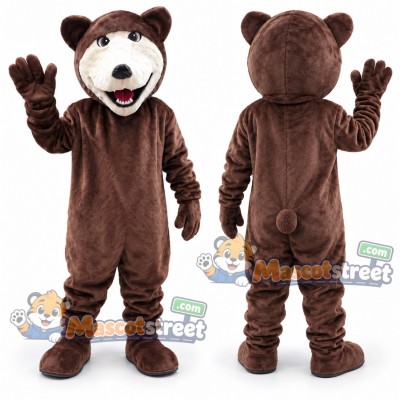 Brown Bear Mascot Costume Brown Bear Mascot Costume