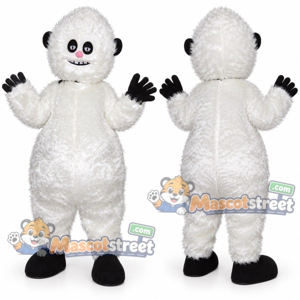 White Yeti Mascot Costume