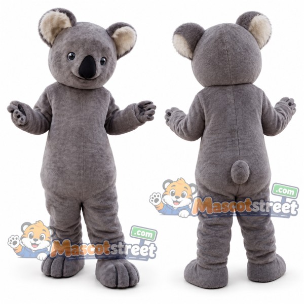 Gray Koala Mascot Costume