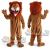 Brown Lion Mascot Costume