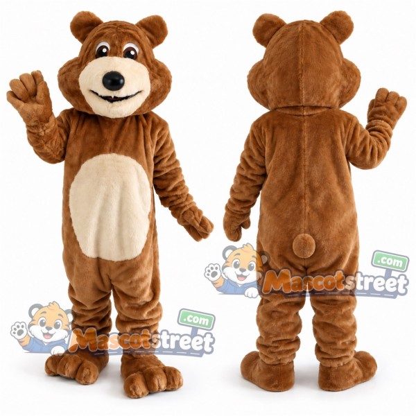 Brown Bear Mascot Costume
