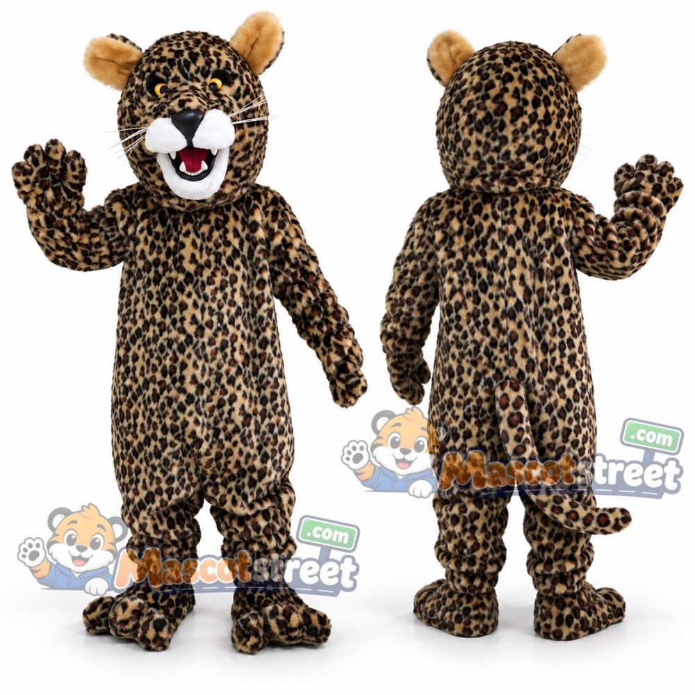 Spotted Leopard Mascot Costume