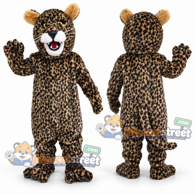 Spotted Leopard Mascot Costume