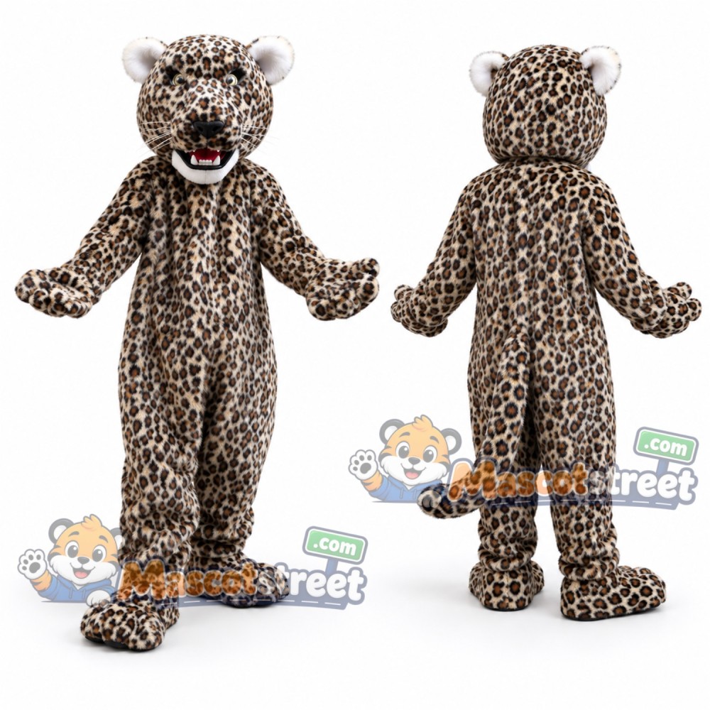 Spotted Leopard Mascot Costume