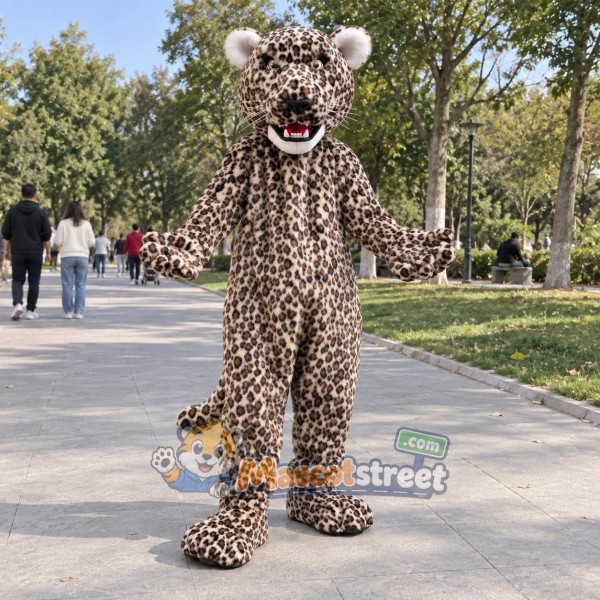 Spotted Leopard Mascot Costume