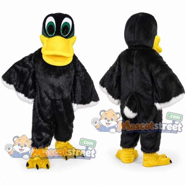 Black Duck Mascot Costume