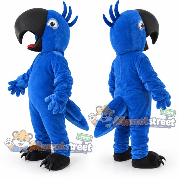 Blue Parrot Mascot Costume