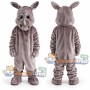 Gray Rhinoceros Mascot Costume