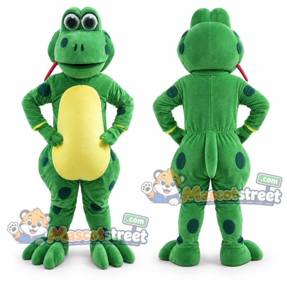 Green Frog Mascot Costume Green Frog Mascot Costume