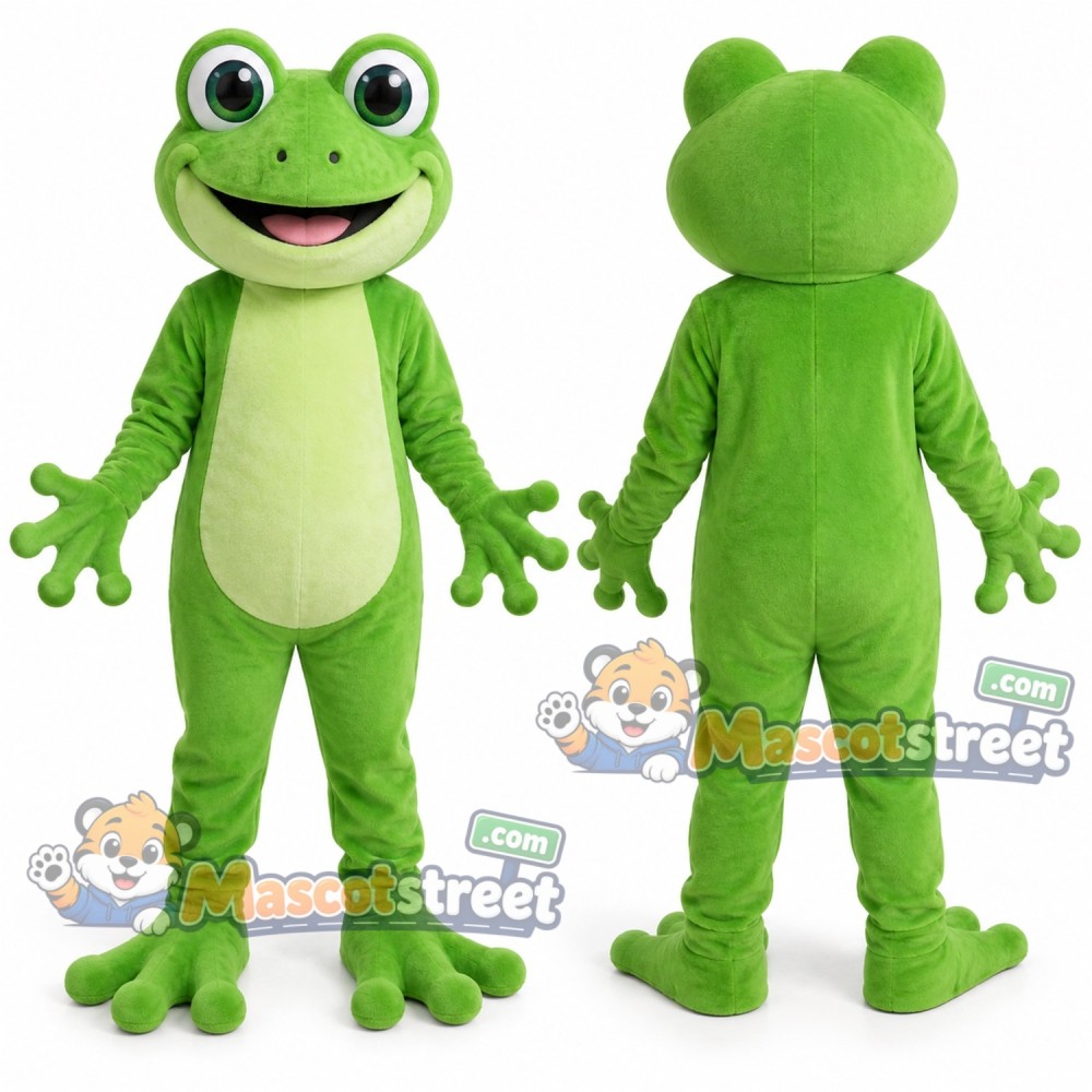 Green Frog Mascot Costume
