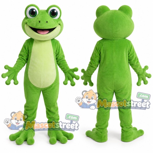Green Frog Mascot Costume