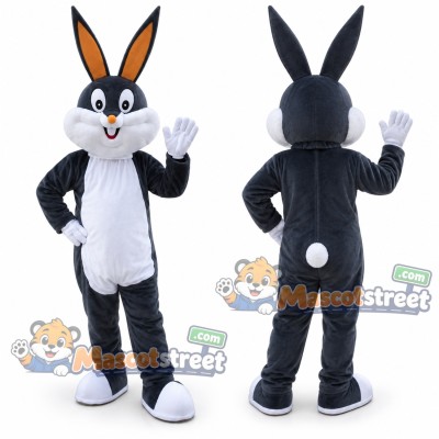 Gray Rabbit Mascot Costume